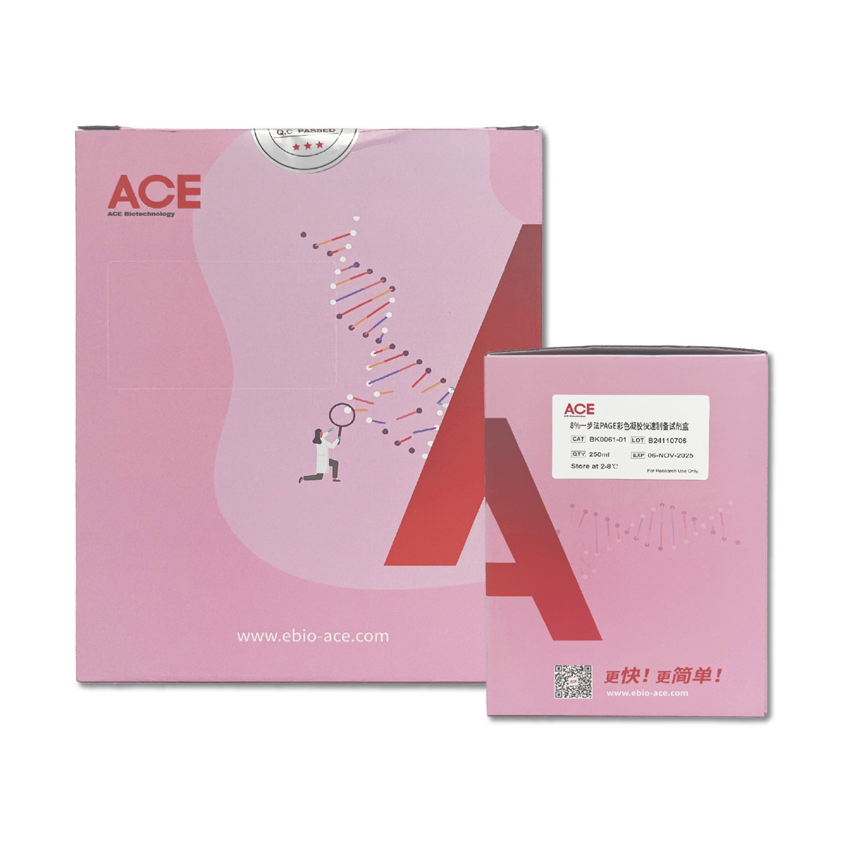 One-step PAGE Colored Gel Rapid Preparation Reagent Kit